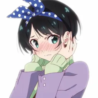 🍧 9b29d955 Ruka Sarashina Rent-A-Girlfriend Anime, Cartoon, Ruka Sarashina, Rent-A-Girlfriend, süß, erröten telegram sticker