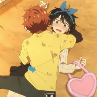🍧 b38950e6 Anime, Paar, Romantik, Verliebt, Süß, Umarmung telegram sticker
