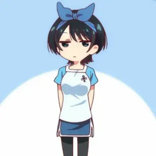 🍧 c1a2cd84 Ruka Sarashina Rent-A-Girlfriend Anime, Cartoon, Mädchen, Süß, Chibi telegram sticker