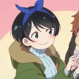 🍧 d7f89a5e Ruka Sarashina Rent-A-Girlfriend Anime, Sticker, Cartoon, Mädchen, Rent-A-Girlfriend, Ruka Sarashina telegram sticker