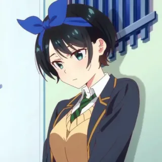 🍧 e1202c9f Ruka Sarashina Rent-A-Girlfriend Anime, Niedlich, Mädchen, Charakter, Ruka Sarashina, Rent a Girlfriend, Schleife telegram sticker