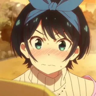 🍧 e278e03a Ruka Sarashina Rent-A-Girlfriend Anime, Niedlich, Verlegen, Cartoon, Mädchen, Ausdruck, Errötend telegram sticker