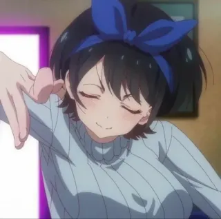 🍧 f0281e9e Ruka Sarashina Rent-A-Girlfriend Anime, Mädchen, Fröhlich, Süß, Sarashina, Ruka telegram sticker