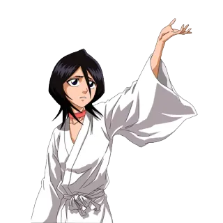 👧 b3747a20 Rukia Kuchiki Bleach Anime, Bleach, Rukia Kuchiki, Personaggio whatsapp sticker