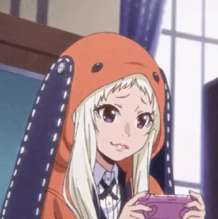 🍭 52761e91 Anime, Mädchen, Spiel, Kapuzenpullover, Süß telegram sticker