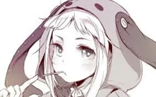 🍭 b34fe7a3 Anime, Mädchen, Hoodie, Süß, Charakter, Zeichnung telegram sticker