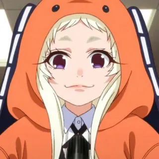 🕊 8246180b Itsuki Sumeragi Kakegurui アニメ, マンガ, 賭ケグルイ, 皇伊月, ファンアート, キャラクター telegram sticker