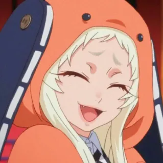 🕊 ed31ddaa Runa Yomozuki Kakegurui アニメ, 賭ケグルイ, 与茂月るな, マンガ, キャラクター, かわいい, 可愛い telegram sticker