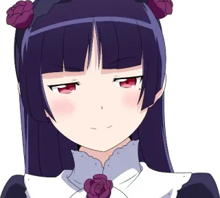 😌 57458b07 Anime, Chica, Sonrisa burlona, Linda, Manga, Dibujo animado telegram sticker