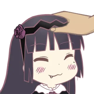 😊 75537b7e Anime, Manga, Chica, Dibujo animado, Personaje, Ilustración telegram sticker