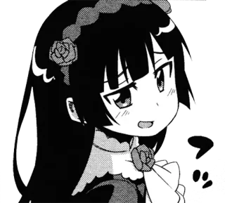 😂 7c4256bd Chica anime, Manga, Personaje, Dibujo animado telegram sticker