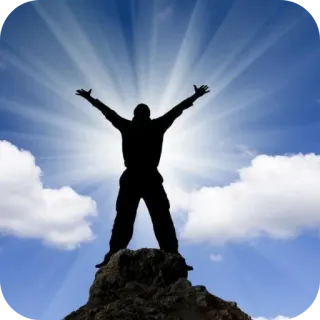 🗿 ff1e3378 sukses, kebebasan, langit, siluet, pencapaian telegram sticker