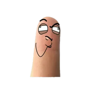 🖖 69d56163 dedo, dedo do meio, ofensivo, gesto, meme telegram sticker