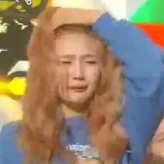 🍒 da46a1a5 mulher, chorando, chateada, triste, chorosa whatsapp sticker