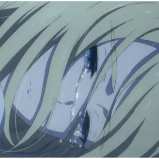 😞 0d2e7526 anime, crying, sad, tears, close-up, emotional telegram sticker