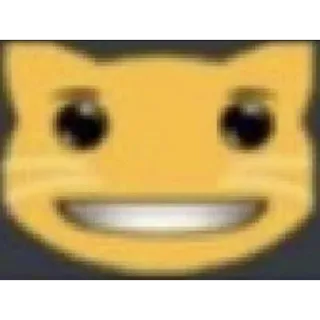 😀 1fa9ded6 gato, emoji, divertido, cara, animal, meme telegram sticker