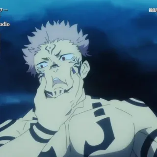 🎸 4d6d7866 Ryomen Sukuna Jujutsu Kaisen Anime, Maledizione, Demone, Tatuaggio, Ryomen Sukuna telegram sticker