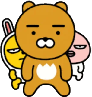 😒 7e4a7dee мультфильм, персонаж, животные, стикер whatsapp sticker