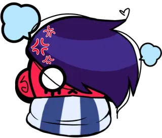 🌟 a5ac63fe marah, kartun, emosi, frustrasi telegram sticker