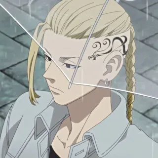 😕 1d1c6d17 Ken Ryūgūji Tokyo Revengers 龙宫寺坚, 动漫, 角色, 纹身, 东京复仇者 whatsapp sticker