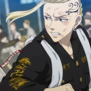 🤕 c1dfbef2 Draken Tokyo Revengers 天下 动漫, Draken, 东京复仇者, 角色, 日语 whatsapp sticker