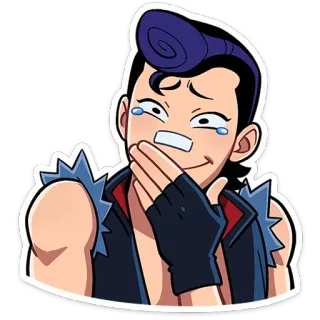 😂 dad1bb26 Dessin animé, Animé, Émotionnel, Pleurs, Personnage telegram sticker