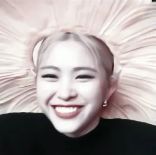 💐 178e950e phụ nữ, cô gái, nụ cười, chân dung, tóc vàng, Hàn Quốc telegram sticker