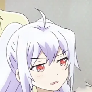 😟 b7ca1f98 Isla Plastic Memories 애니메이션, 플라스틱 메모리즈, 아이라, 지루한, 표정, 귀여운, 소녀 telegram sticker
