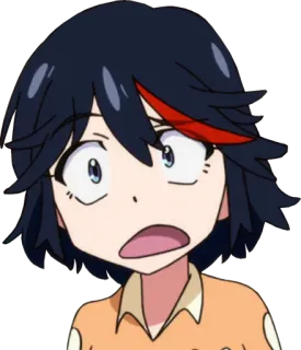 😧 ab1a1832 Ryuko Matoi Kill la Kill 애니메이션, 만화, 애니, 킬라킬, 마토이 류코 telegram sticker