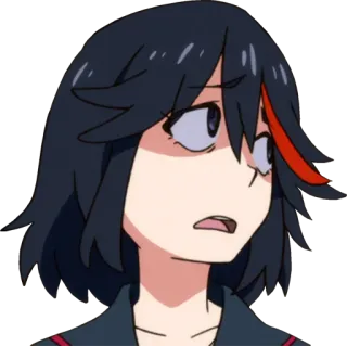 😟 ad62aaaf Ryuko Matoi Kill la Kill 애니메이션, 캐릭터, 킬라킬, 류코, 마토이 telegram sticker