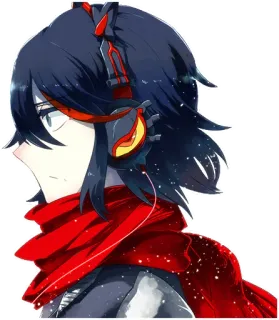 Ryuko Matoi Fan Art (KILL la KILL) @Missing_Stickers telegram stickers