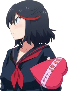 💝 ecf7b544 BE MY Valentine Anime, Saint Valentin, Amour, Coeur, Mignon, Dessin animé telegram sticker