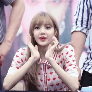 🍣 1b5950e9 Lisa Лиса, певица, K-pop, Blackpink, знаменитость, азиатка whatsapp sticker