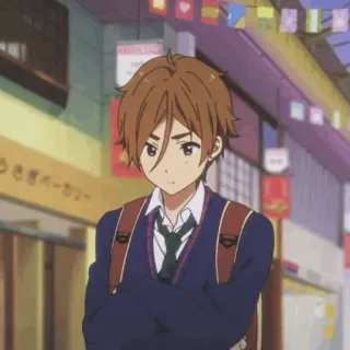 🍢 1f32a60d Anime, Schule, Junge, Cartoon whatsapp sticker