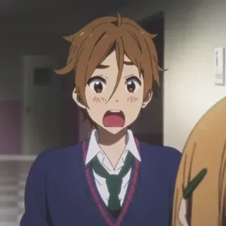 🍢 4641a6b6 Anime, geschockt, Überraschung, Junge, Teenager whatsapp sticker