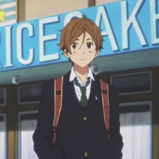 🍪 587d3435 Anime, Junge, Schüler, Uniform, Schule, Charakter whatsapp sticker