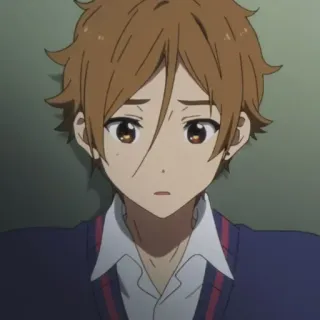 🍪 79ed131f Anime, Junge, braune Haare, Cartoon, Charakter whatsapp sticker