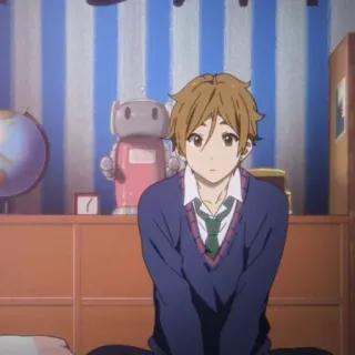 🍪 8952a803 Anime Junge, Schuluniform, Niedlich, Cartoon, Animation, Charakter whatsapp sticker