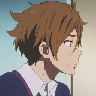 🍢 9485735d Anime, Traurig, Junge, Porträt, Teenager, Emotional whatsapp sticker