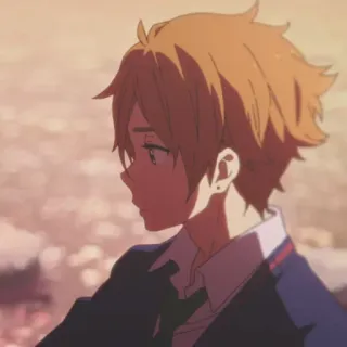 🍢 96104610 Anime, Junge, Charakter, Ohrring, Cartoon whatsapp sticker