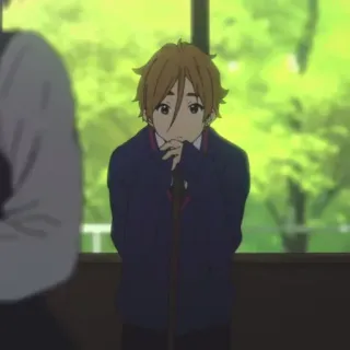 🍪 bfbc07bc Anime, Junge, Charakter, Schuluniform whatsapp sticker