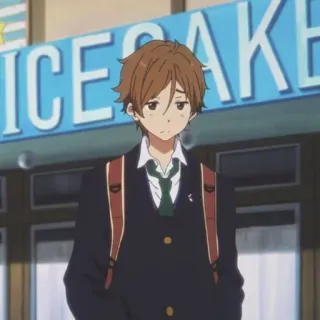 🍢 fff0d9cd Anime, Schuluniform, Junge, Charakter whatsapp sticker