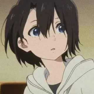 ➖ e952cf91 Anime, Personaggio, Ritratto, Ragazza, Illustrazione, Cartone animato whatsapp sticker