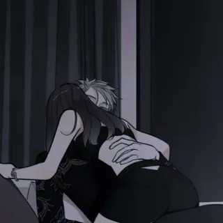 🔮 3c3b93fd casal, abraço, amor, romance, desenho animado whatsapp sticker