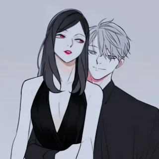 🎈 8f6e5479 casal, elegante, romance, amor, moda whatsapp sticker