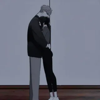 📍 bd4f7b87 casal, abraço, amor, carinho, romance whatsapp sticker