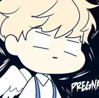 ✨ 6e5ee055 PREGNANT การ์ตูน, นางฟ้า, ตั้งครรภ์, จิบิ telegram sticker