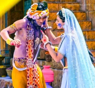 ☹️ 0637a20a Hinduism, Krishna, Radha, Indian culture, Religion, Spirituality telegram sticker