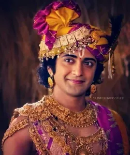 😀 0790bd13 SUMEDHIANS.SS.FP indian, portrait, male, hinduism, culture telegram sticker