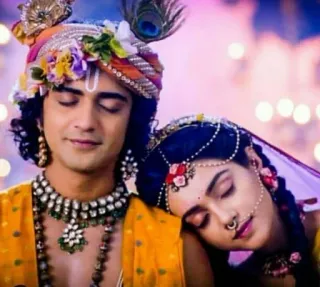 ❤️ 374f749c Radha and Krishna Hinduism, Radha, Krishna, devotion, love, Indian culture telegram sticker